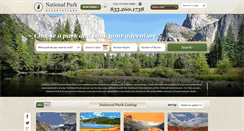 Desktop Screenshot of nationalparkreservations.com